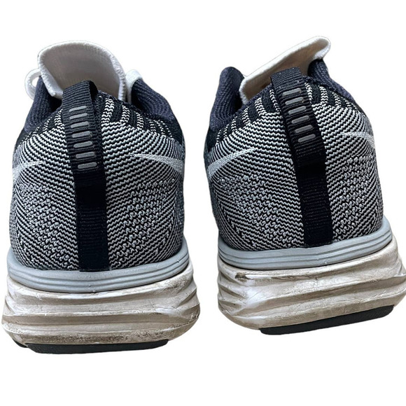 Nike Flyknit Lunar 2 Trainer White/Wolf Gray Sneaker - Women's Size 8 - Picture 9 of 12